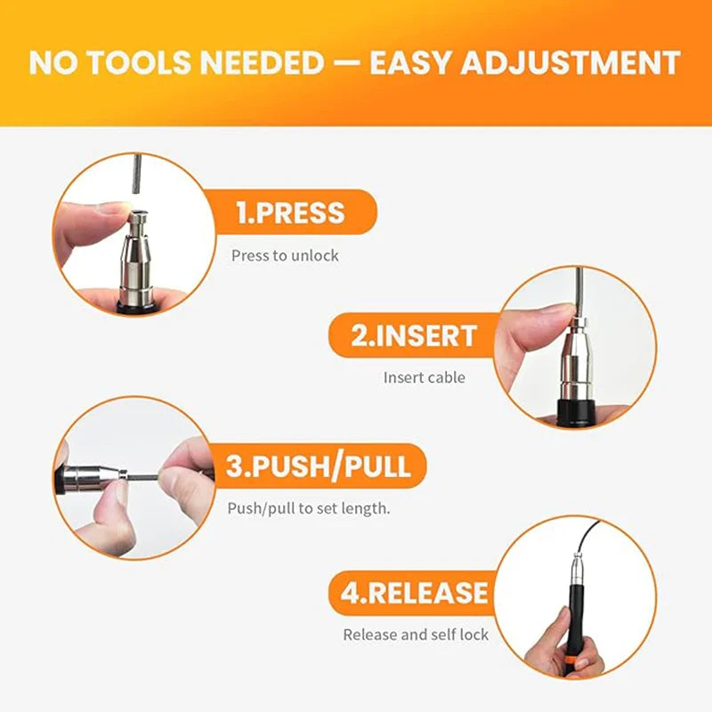 Gym Speed  professional Jump rope Exercise fitness gym workout equipment sport bodybuilding man single speed