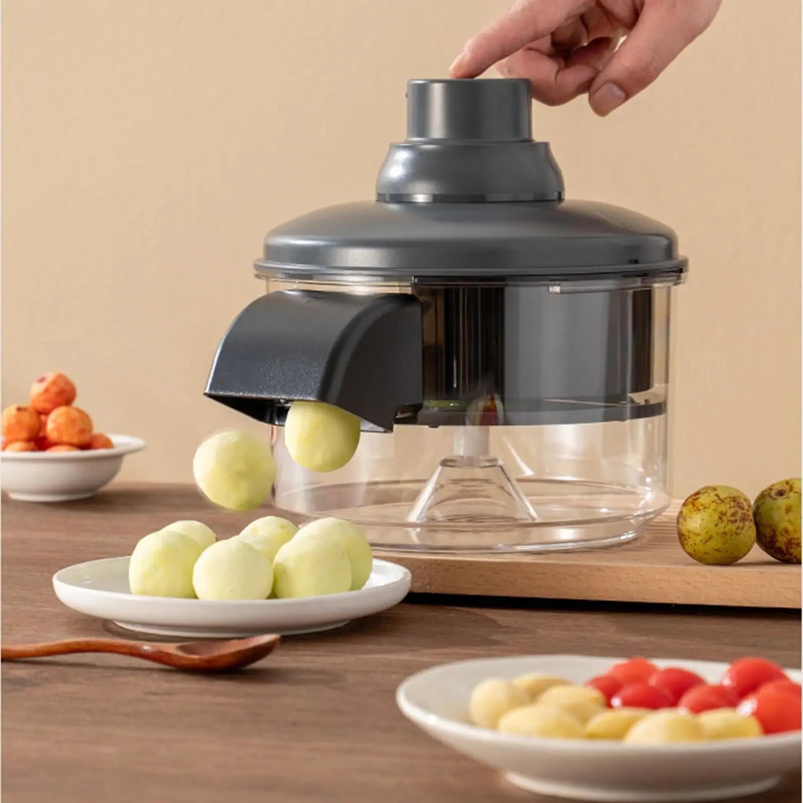 Automatic Fruit Peeler Quick Electric garlic and cherry tomato peeler  50W Small Automatic Tomato Cherry Skin Remover Aid