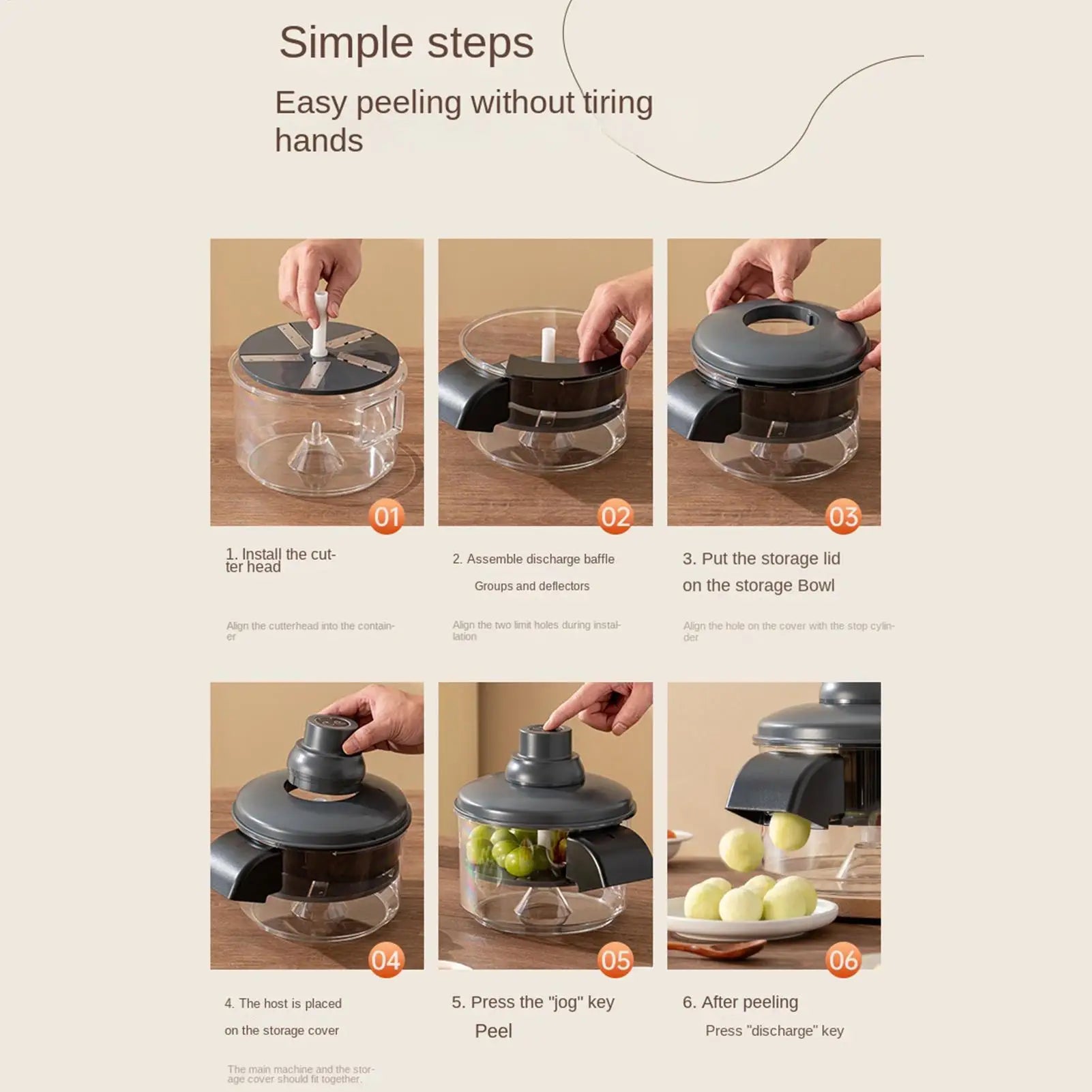 Automatic Fruit Peeler Quick Electric garlic and cherry tomato peeler  50W Small Automatic Tomato Cherry Skin Remover Aid