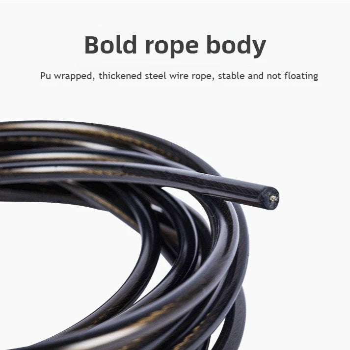 New Steel Wire Skipping Rope Detachable Assembly Fitness Exercise Adjustable Sponge Handle Skipping Rope