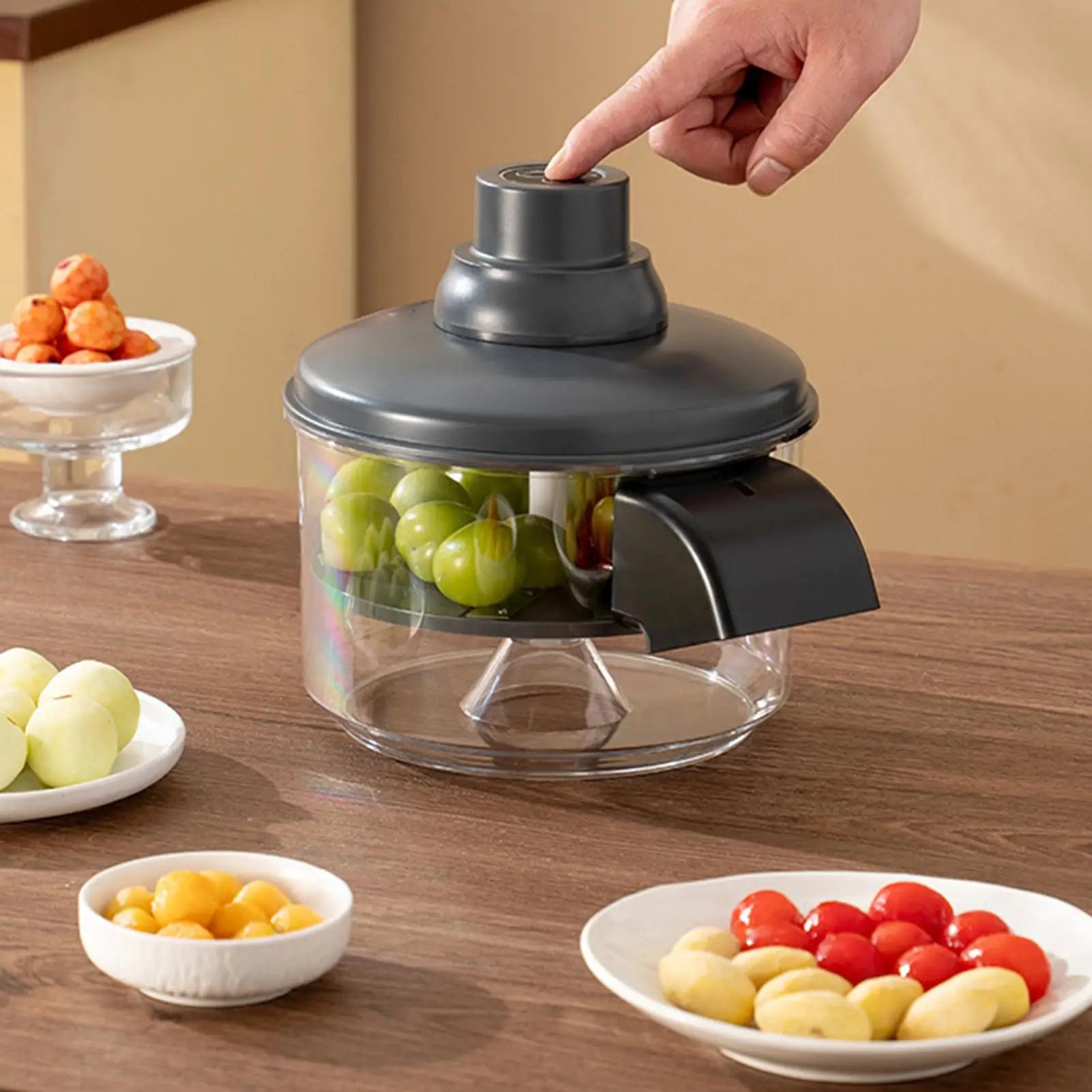 Automatic Fruit Peeler Quick Electric garlic and cherry tomato peeler  50W Small Automatic Tomato Cherry Skin Remover Aid